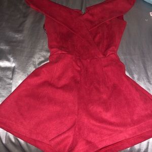 Hot Pink Fancy Romper
